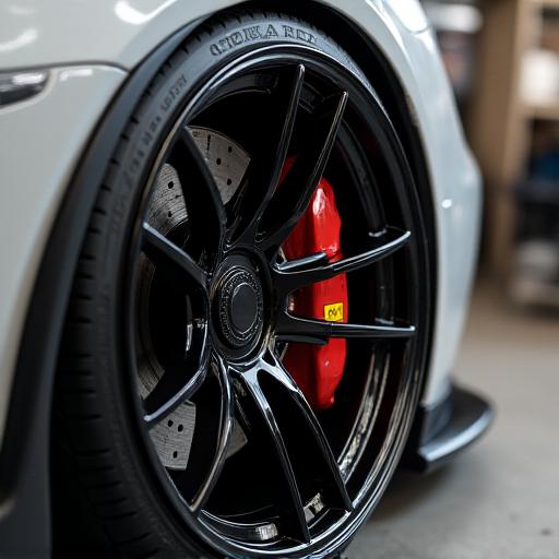 高級感ある高性能ホイールの装着